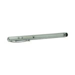 Rolson 4 In 1 Laser Pointer Pen Silver