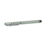 Rolson 4 In 1 Laser Pointer Pen Silver