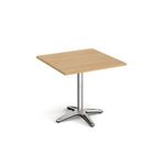 Roma Square Dining Table With 4 Leg Base