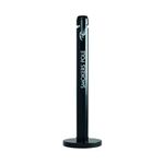 Smokers Pole Ashtray Black