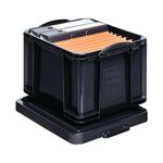 Really Useful 35Ltr Recyc Box Blk 35Bkr