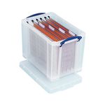 Really Useful 19Ltr Box A4 Suspfile Clr