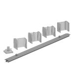 Alu Frame Screen Rear Bracket - Mid-Runs