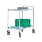 2 Shelf General Trolley Grey 331490