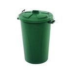 Dustbin Locking Clip Lid 90L Green