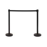 Vfm Barriers With 3.4M Belt Blk Pk2