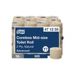 Tork Coreless 2Ply Tlt Roll Nat Pk36