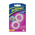 Sellotape Refill Matt 18mmx15m Pk2