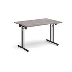 Rect folding leg table straight feet