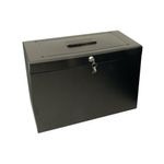 Cathedral Foolscap File Box Black Hobk