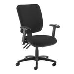 Senza High fabric back operator chair