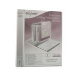 Snopake Exec Pres 25Mm 4D Rbndr A4 Clear