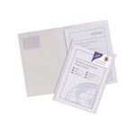 Snopake Twin File Transparent Clr Pk5