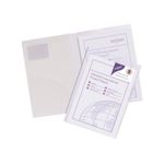 Snopake Twin File Transparent Clr Pk5