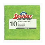 Spontex Spec Microfibre Cloths Pk10