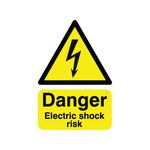 Danger Electric Shock Risk A5 S/A