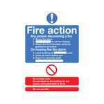 Fire Action Standard A5 S/A Fr03551S