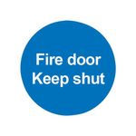 Fire Door Keep Shut 100X100Mm Pvc