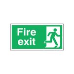 Fire Exit Right 150X300Mm S/A E98A/S