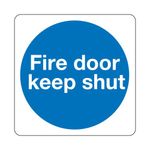 Fire Door Keep Shut 100X100Mm S/A Km14As