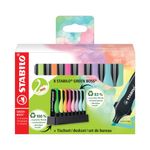 Stabilo Grn Boss Deskset H/Light P8
