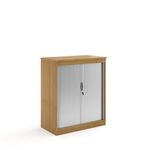 Systems horizontal tambour door cupboard