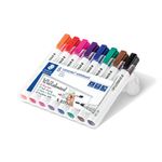 Staedtler Lumo 351 Drywipe Assorted 8 Pk