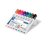Staedtler Lumo 351 Drywipe Assorted 8 Pk