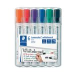 Staedtler Lumo 351 Drywipe Assorted 6 Pk