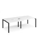 Adapt sliding top double B2B desks 1200