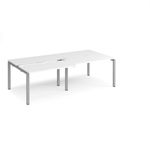 Adapt sliding top double B2B desks 1200