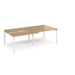 Adapt sliding top double B2B desks 1200