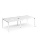 Adapt sliding top double B2B desks 1200