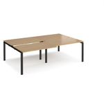 Adapt sliding top double B2B desks 1600