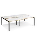 Adapt sliding top double B2B desks 1600