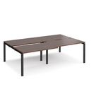 Adapt sliding top double B2B desks 1600