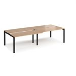 Adapt sliding top double B2B desks 1200