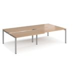 Adapt sliding top double B2B desks 1600