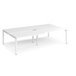 Adapt sliding top double B2B desks 1600