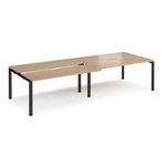 Adapt sliding top double B2B desks 1200