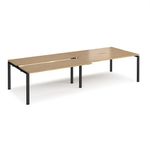 Adapt sliding top double B2B desks 1200