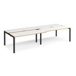 Adapt sliding top double B2B desks 1200