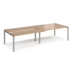 Adapt sliding top double B2B desks 1200