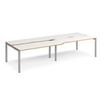 Adapt sliding top double B2B desks 1200