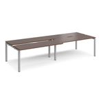 Adapt sliding top double B2B desks 1200