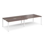 Adapt sliding top double B2B desks 1200