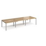 Adapt sliding top triple B2B desks 1200