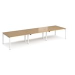 Adapt sliding top triple B2B desks 1200