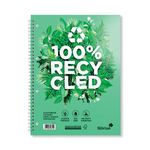 Silvine Recyc A4 Wiro Nbook Grn R102