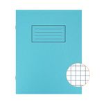 Silvine 9X7 Exer Books 7Mm Sq Blue Ex106